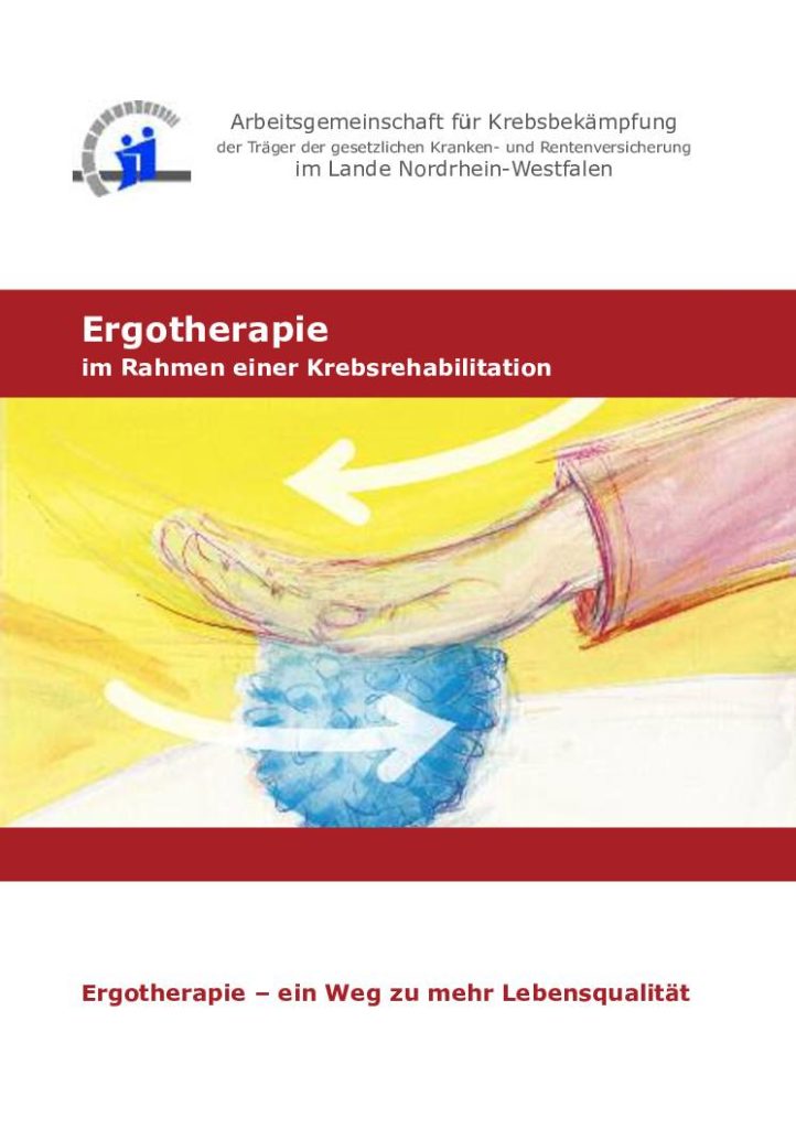 Titel Ergotherapie Broschüre