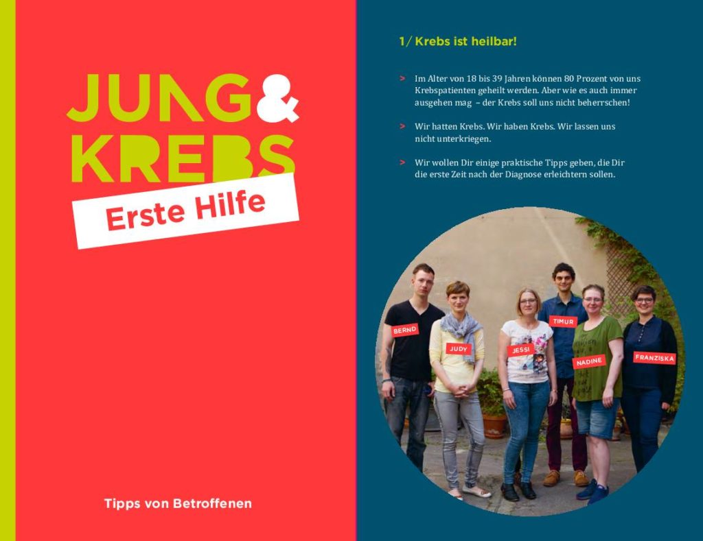 Jung & Krebs Erste Hilfe Flyer