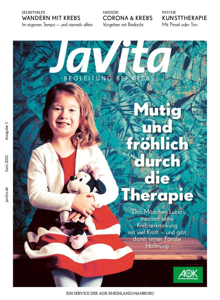 Titelseite JaVita Magazin Heft 1/2021