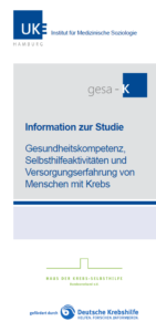 Titelseite des Flyers zur gesa-K Studie