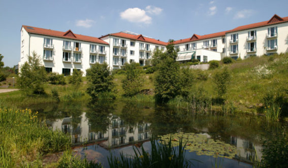 Teichansicht des Haus Deister in Bad Münder