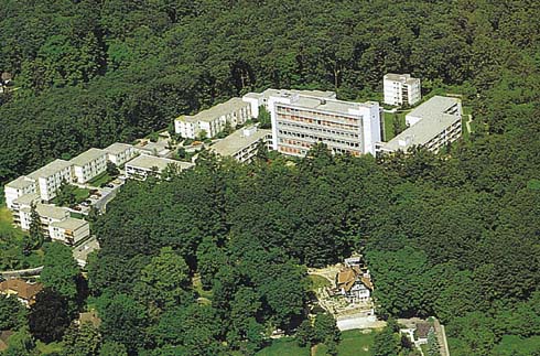 Luftaufnahme des Reha-Zentrum Bad Homburg